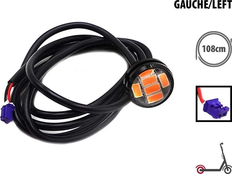 Left rear turn signal Rovoron R7