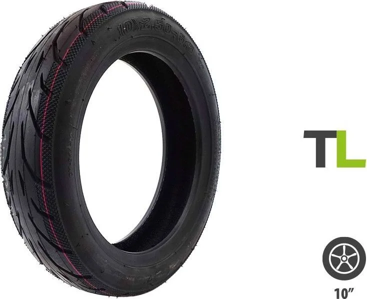Tire 10x2.50-6.5 tubeless Ninebot F Series