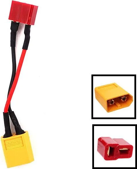 XT60 male to T-type female converter