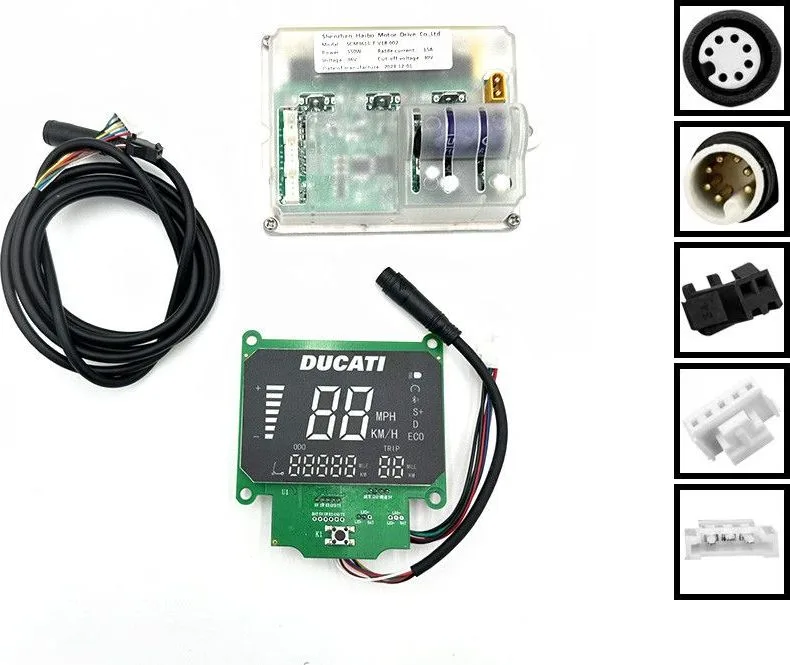Display and 36V controller kit Ducati Pro 2