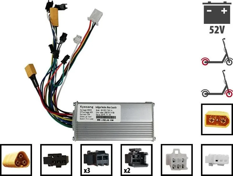 Z10 X 52V Controller Front / Rear