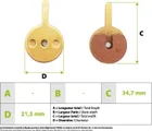 Speedway and Dualtron metal brake pads