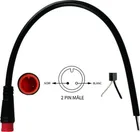 Waterproof 2-pin male connector