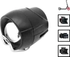 Black LED light and front horn
