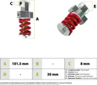 Rear shock absorber MODEL S8