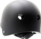 Black bike/scooter helmet with LED