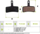 Tektro Dorado Semi-Metallic Brake Pads