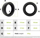 Xiaomi Mi3 Lite Mi4 Lite (1st Gen) 230x50 tyre