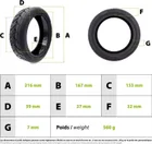 8.5x2 tubeless puncture-proof gel tire Xiaomi