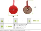 Semi-metallic brake pads Speedway and Dualtron