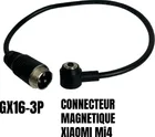 Adapter GX16-3 pins male to Xiaomi Mi4 magnetic connector