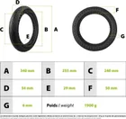 Solid tire for balance bike, 14 inches