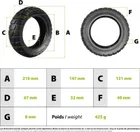 Zosilnený polo-terénny plášť 8.5x3.0 s dušou Vsett 8 a 9