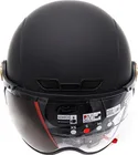Matte black JET helmet (size S to XL)