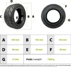 90/65-6.5 tubeless puncture-proof gel tire