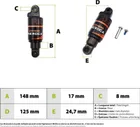 Meroca shock absorber 125mm