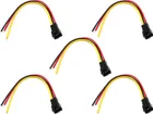 3-pin JST male connector with cable x5