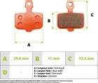 Sram Avid ceramic brake pads for Zero 10x and 11x / Vsett 10+ / Storm / Thunder