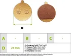 Metallic brake pads for Kaabo Skywalker/E-cross Pro/Smartgyro