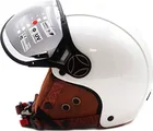 JET glossy white helmet (sizes XS to XXL)