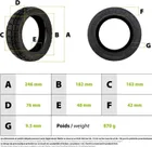Tire 10x2.75-6.5 Tubeless puncture-proof UrbanGlide E-Cross