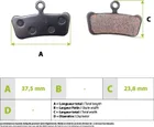 Sram Avid E7et E9 Semi-Metallic Brake Pads