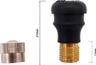 Right tubeless valve for electric scooter