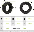 Solid tire 90/65-6.5