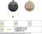 Kaabo / SmartGyro / UrbanGlide / Hitway / Kugoo / Ninebot Semi-Metallic Brake Pads