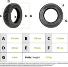 10x2.50 tubetype tire