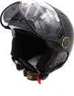 Matte black JET helmet (size S to XL)