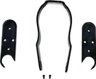 Mudguard reinforcement with plastic wedges
