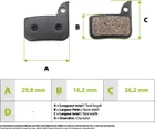 SRAM SR10000 Semi-Metallic Brake Pads