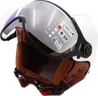 JET glossy white helmet (sizes XS to XXL)