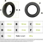 10x2.125-6.5 tubeless flat-proof tire Ninebot F Xiaomi Mi4