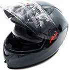Gray full face helmet (size S to XL)