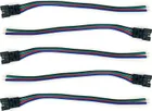 JST 4 pin male plug cable x5pcs