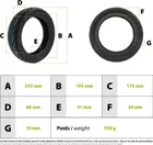 Tire 10x2.50-7 tubeless Niu Kqi 300