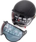 Matte black JET helmet (size S to XL)