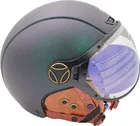 JET matt green chameleon helmet (sizes XS to XXL)