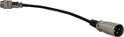 GX16-3P male to XLR male adapter