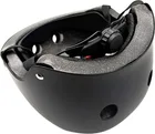 Black bike/scooter helmet with LED