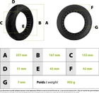 10x2.125 Solid Tire for Ninebot F/Xiaomi Mi4