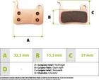 High-performance sintered metal brake pads Xtech Zoom for Xiaomi Mi3
