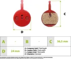 Semi-metallic brake pads 02B for SpeedTrott RS800/1600