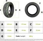 9.5x2.5 CST Tubeless Tire for Niu KQi3