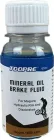 Blue mineral oil for hydraulic brakes