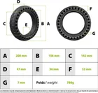 8.5x2 Solid Tire for Xiaomi M365