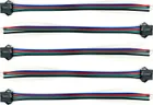 JST plug socket cable 4 pin female x5pcs