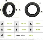 Xiaomi Scooter 4 250x54 tubeless tyre